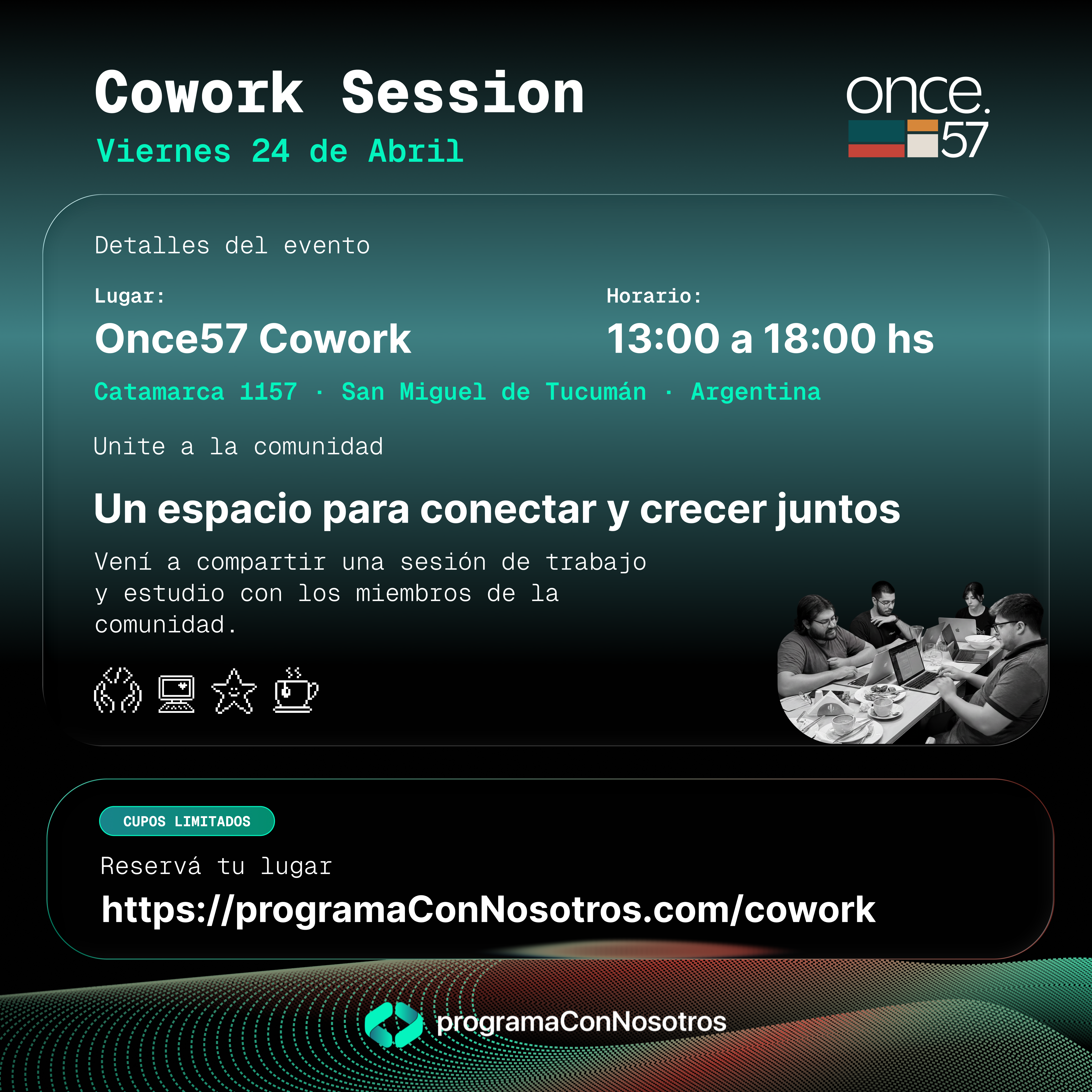 Flyer de Cowork Session