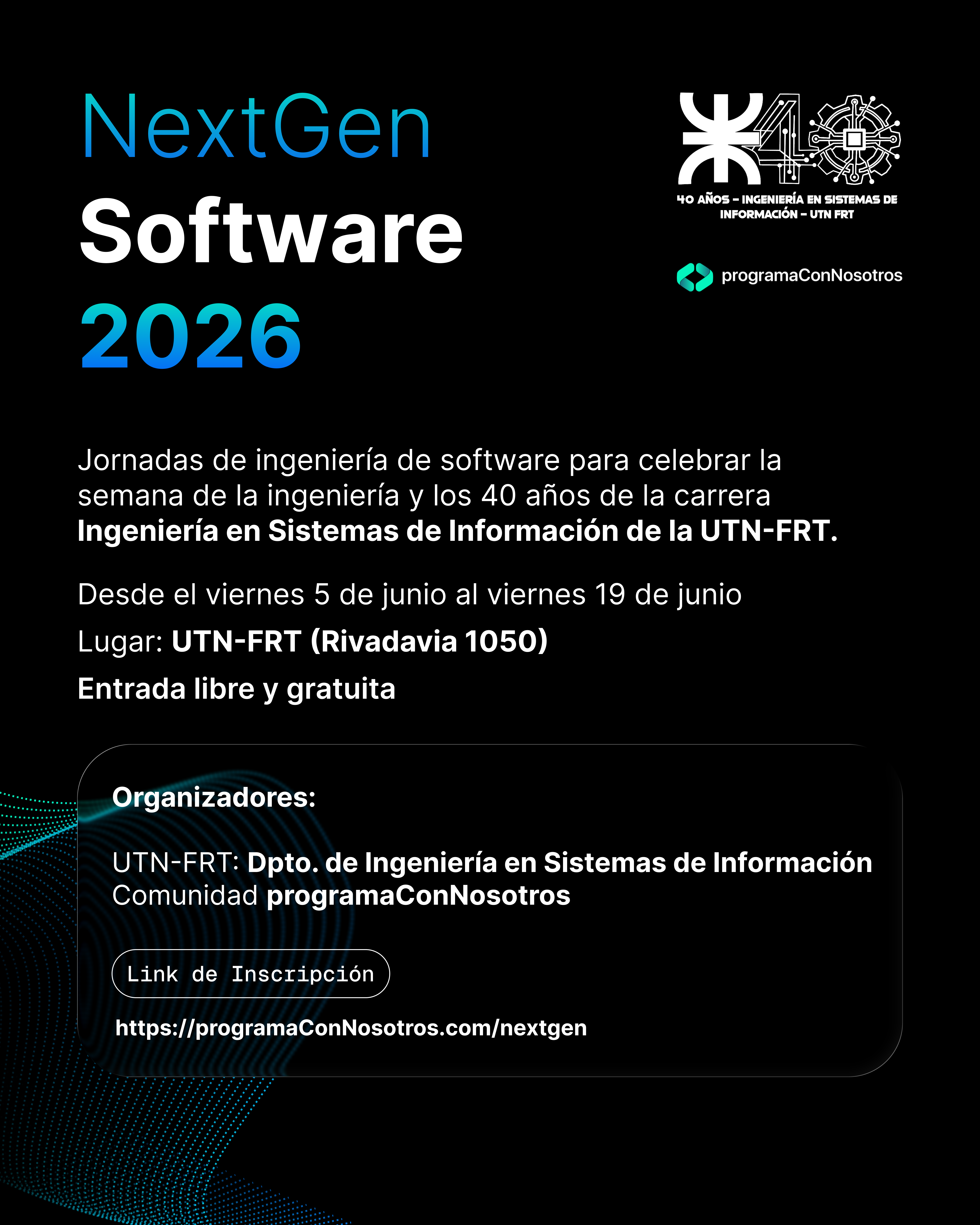 Flyer de NextGen Software 2026 – imagen 1 de 18