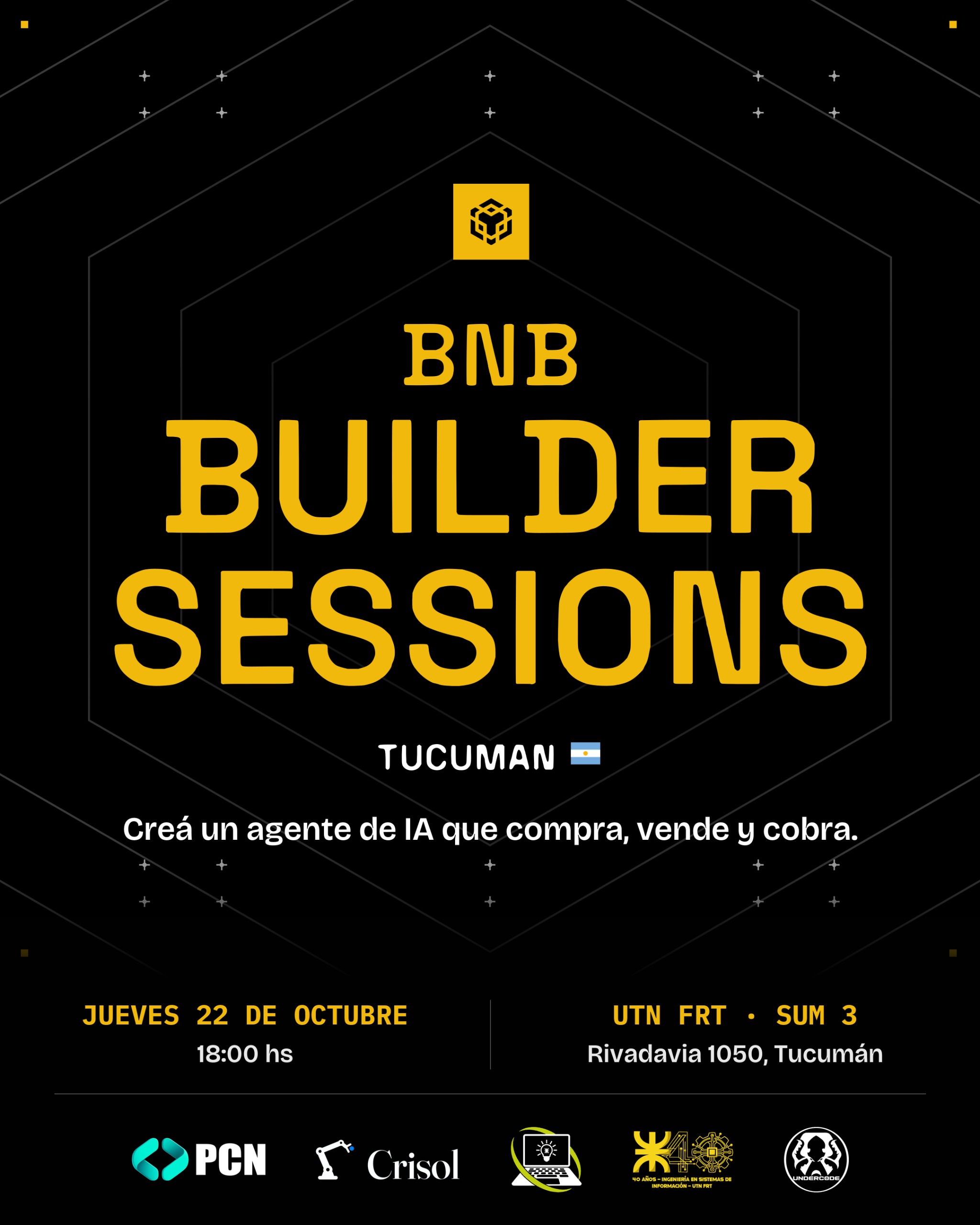 Flyer de BNB Builder Session